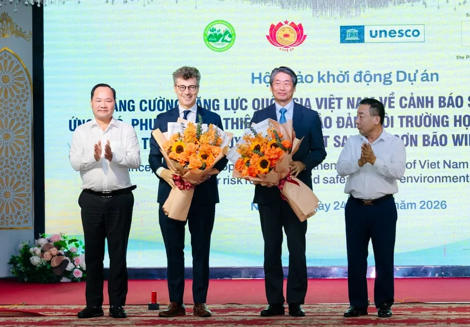 Nghe An partners with UNESCO and Japan to roll out early warning project for disasters